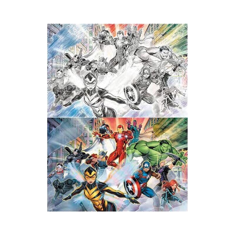 Puzzle Rascar Marvel Collage Personajes