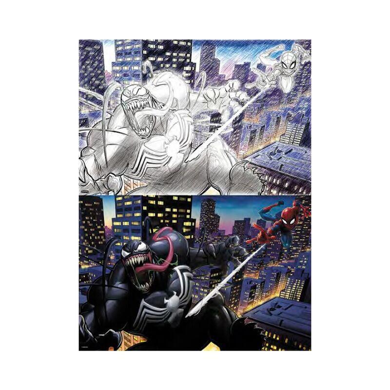 Puzzle Rascar Marvel Spiderman Vs Venom