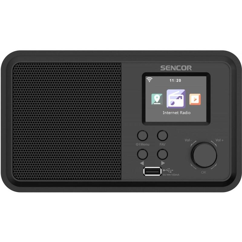 Radio Internetowe Moc 4W, Wi-Fi, Fm, Dab +,usb, Wys LCD