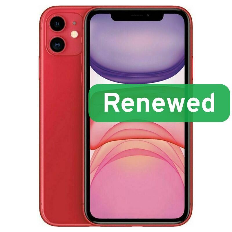Refurbished Apple Iphone 11 64GB Red LTE Or Grade C