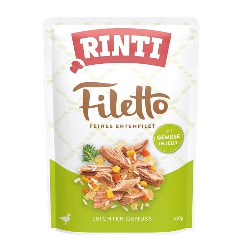 Rinti Filetto Duck Fillet With Vegetables - Comida Húmeda Perros - 100G