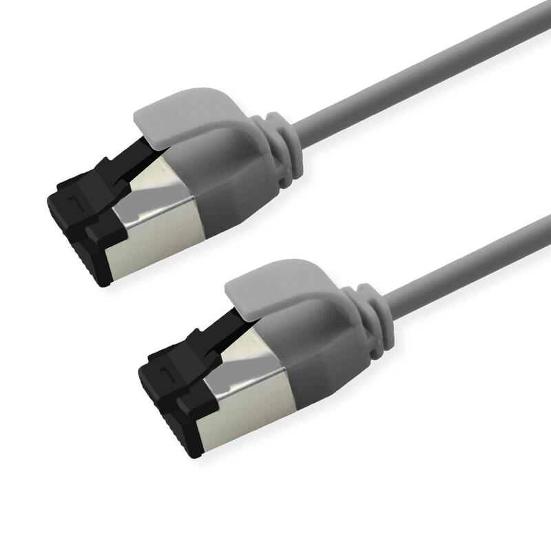 Roline S FTP Network Cable KAT.8.1, Slim, PoE, Grey 3M