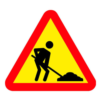 Signal Vial Peligro Obras, Pvc, 50 X 50CM — image 1