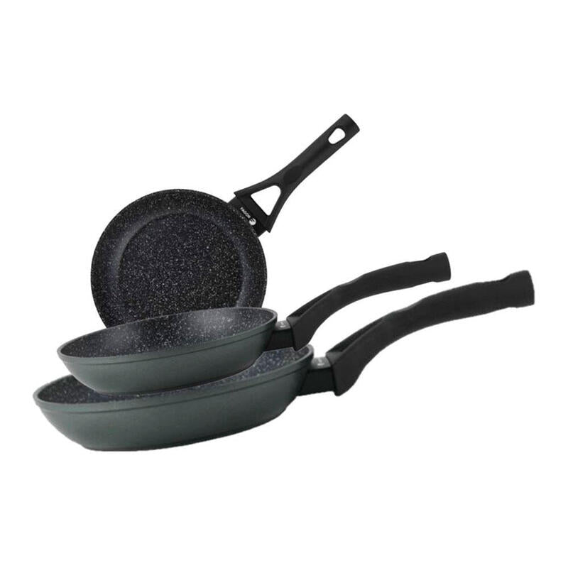 Set 3 Sartenes Stim Aluminium Forjado Ø18 / Ø22 / Ø26CM
