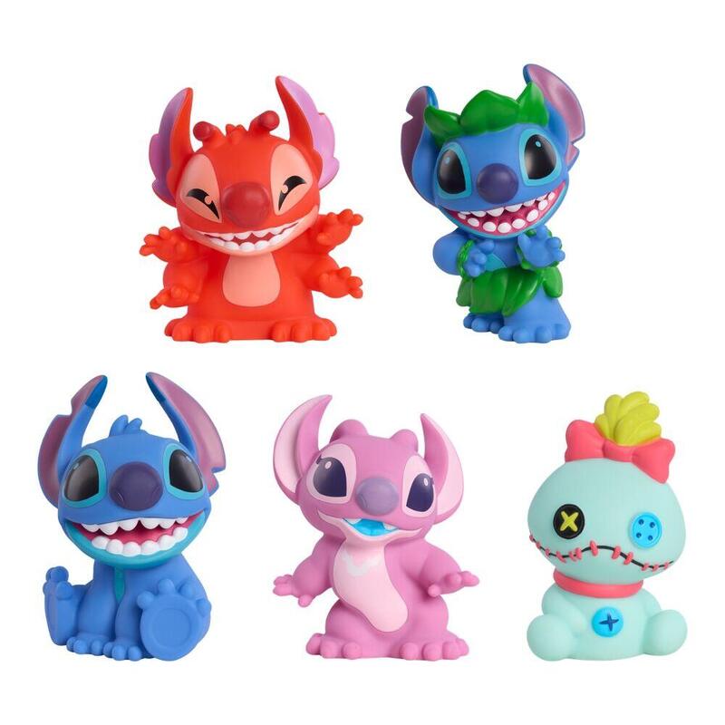 Set 5 Figuras Bathroom Stitch Disney