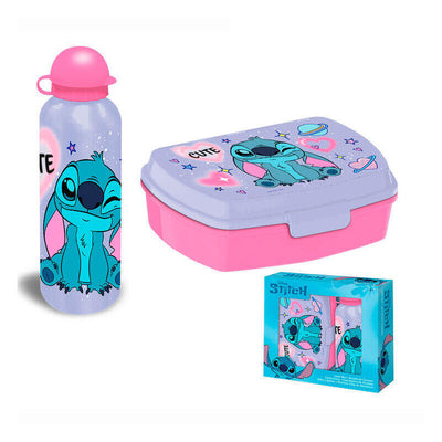 Set Cantimplora Aluminium + Sandwichera Stitch Disney — image 1