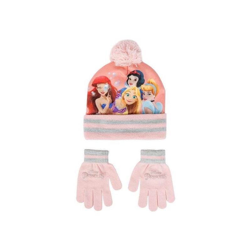 Set Gorro And Gloves Princesas Disney