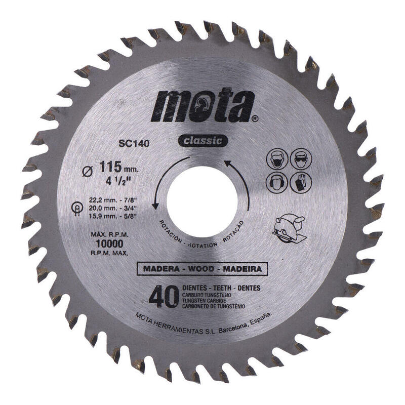 Saw Circular Widia Ø115MM 40 Teeth
