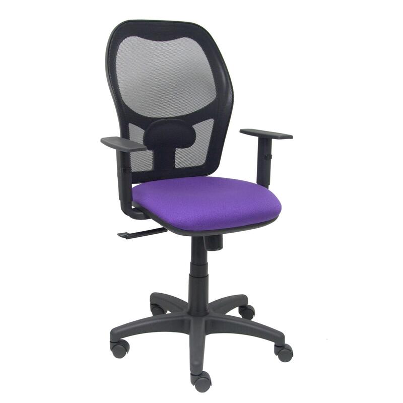 Chair Alocen Mesh Black Asiento Bali Lila Arms