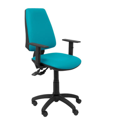 Chair Elche Sincro Similpiel Green With Arm Regu — image 1