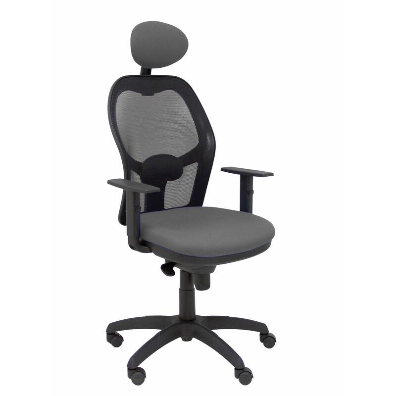 Chair Jorquera Mesh Black Asiento Bali Grey Oscur