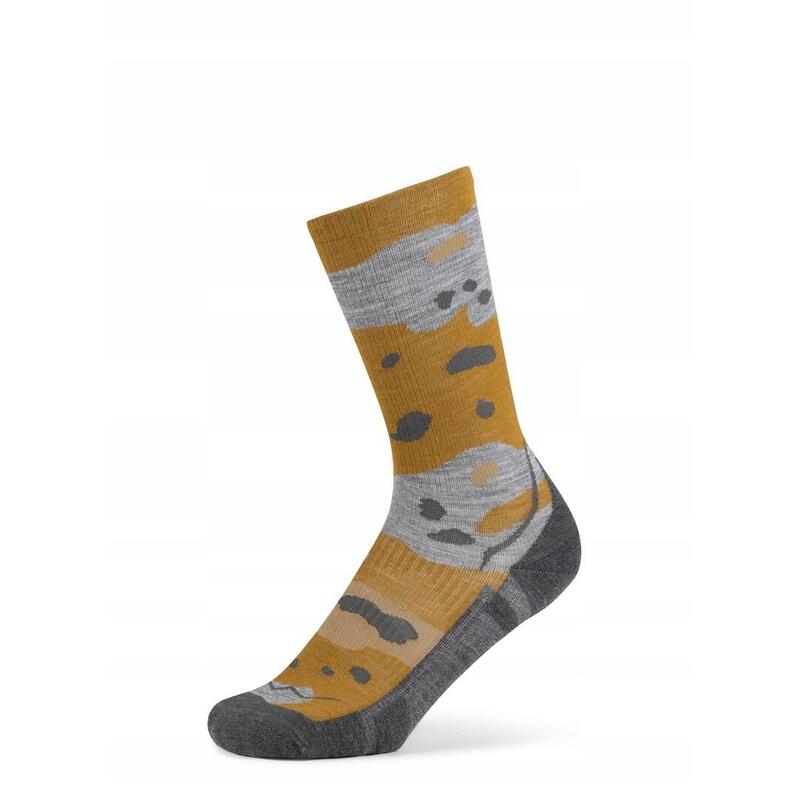 Buff Skarpetki Merino Lightweight Crew Sock LWC2 Umber Khaki L