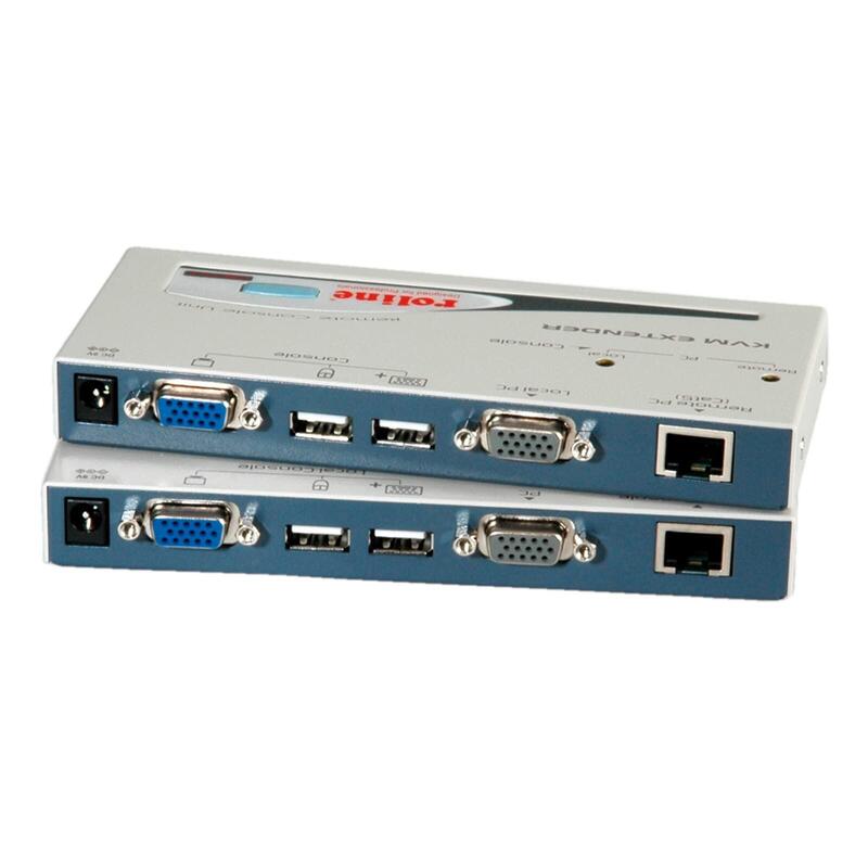 Smart KVM Extensión Sobre RJ-45 VGA USB