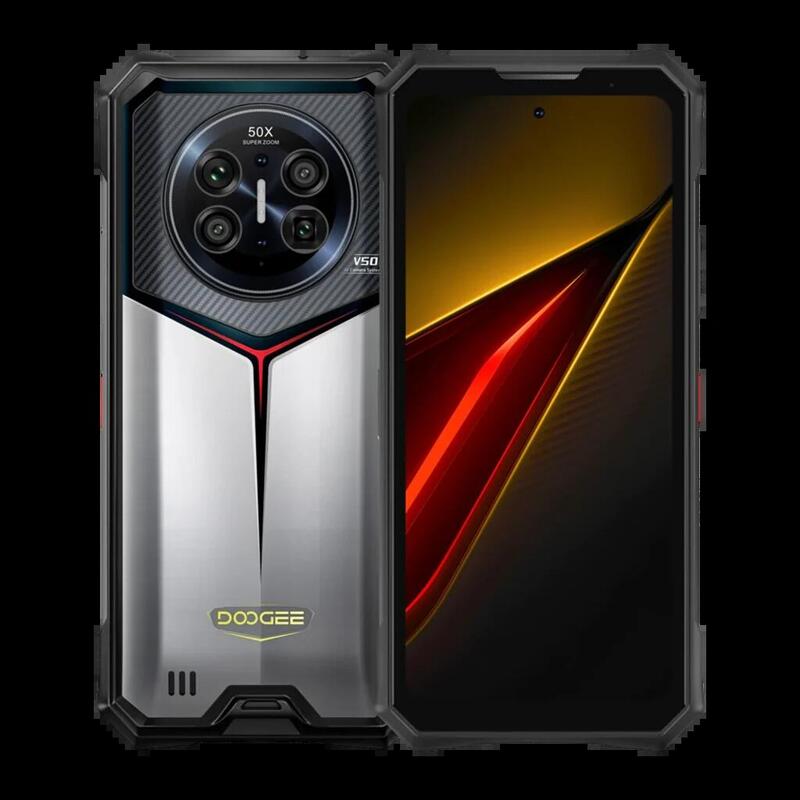 Doogee Smartphone V50 12GB 256GB Silver Rugged