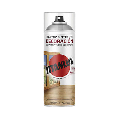 Spray Barniz Sintético Decoración Satinado Incoloro 200ML — image 1