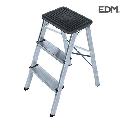 EDM Taburete Aluminium 3 Peldaños Segun Une 14183 — image 1