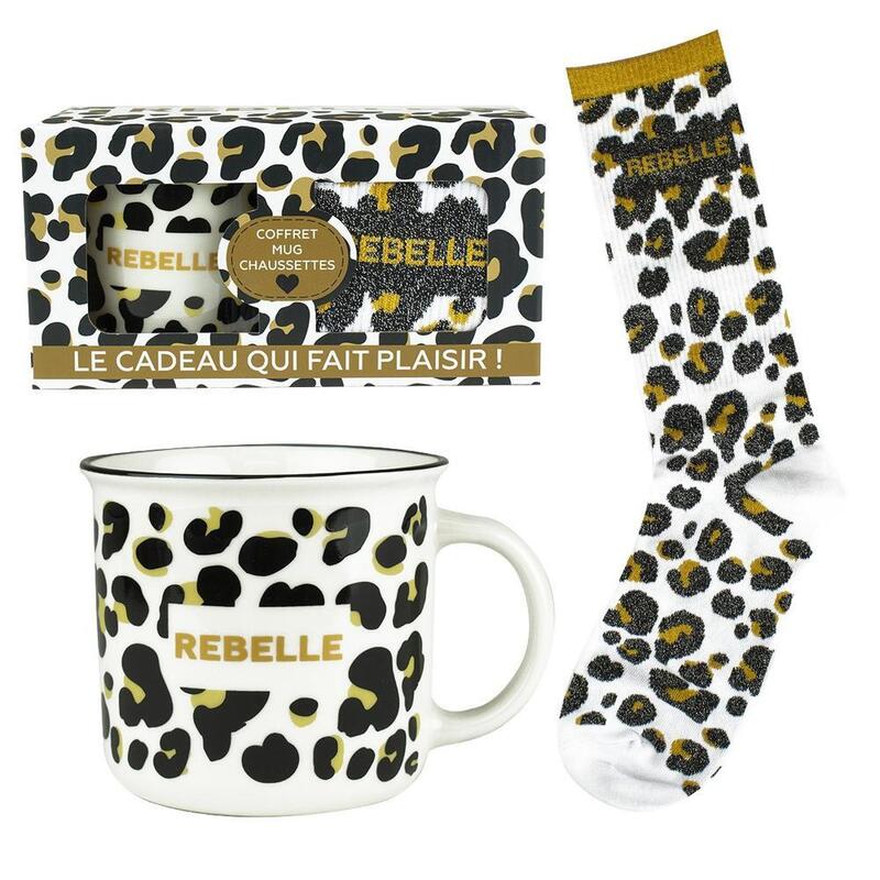 Enesco Mug + Socks Rebelle