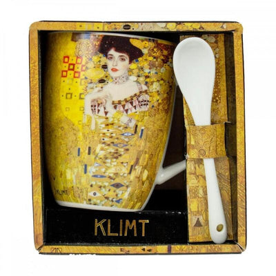 Enesco Mug With Cuchara Retrato Adele Gustav Klimt — image 1