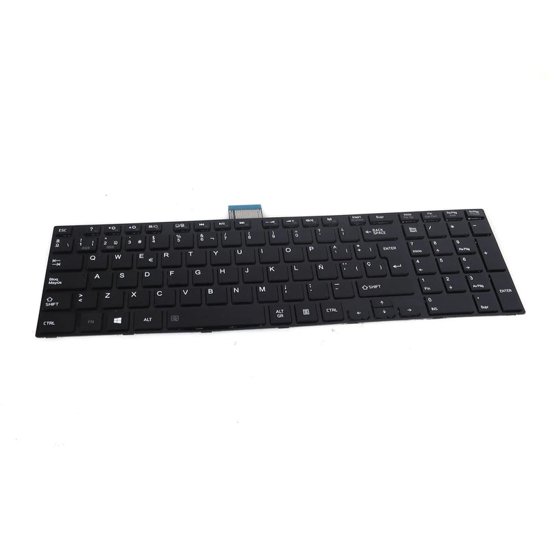 Keyboard Glossy Black Laptop Toshiba Satellite C70 a B D