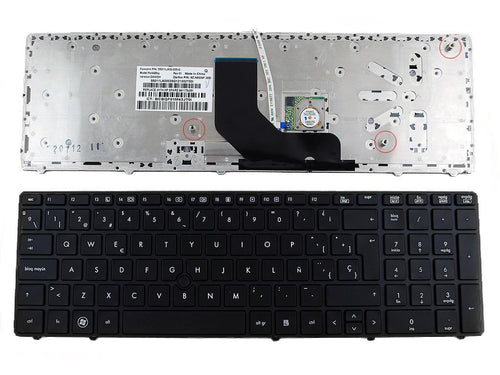 Keyboard Laptop HP Elitebook 8570P Black With Pointstick — image 1