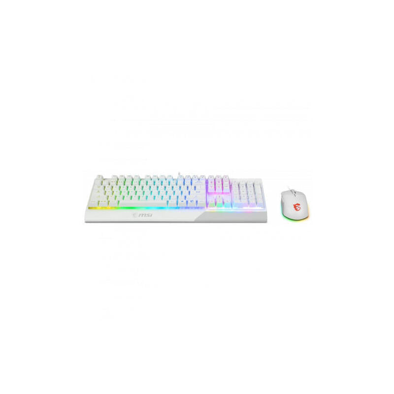 MSI Keyboard + Mouse Vigor GK30 Combo White Es