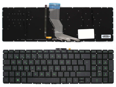Keyboard Retroiluminado Green Laptop HP Pavilion 15-AB Series (intro Large — image 1