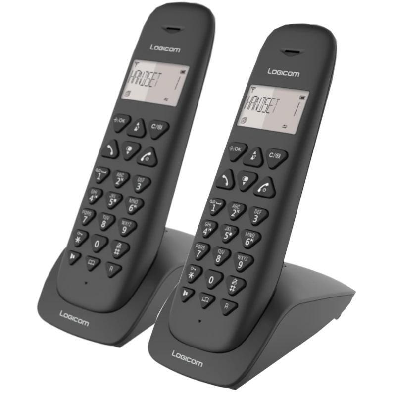 Logicom Phone Dect Vega 255T Black Duo