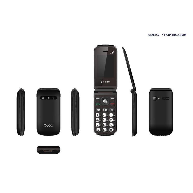 Qubo Phone X-209 2,4 4G Black