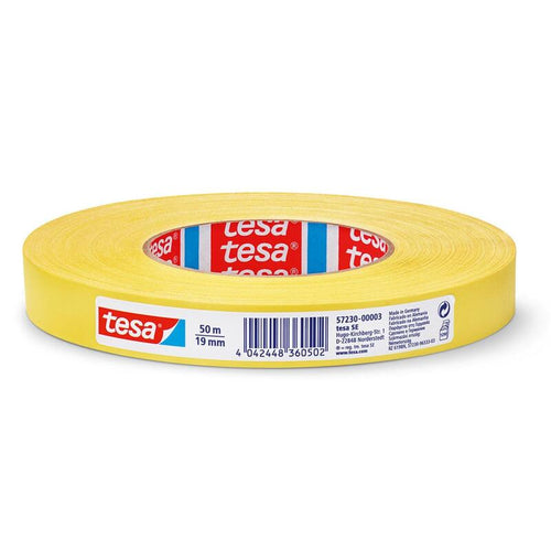 Tesa Tape Fabric - 19MM X 50M - Yellow — image 1