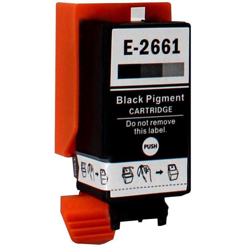 Ink Epson C13T26614010 Black 6ML Bulk