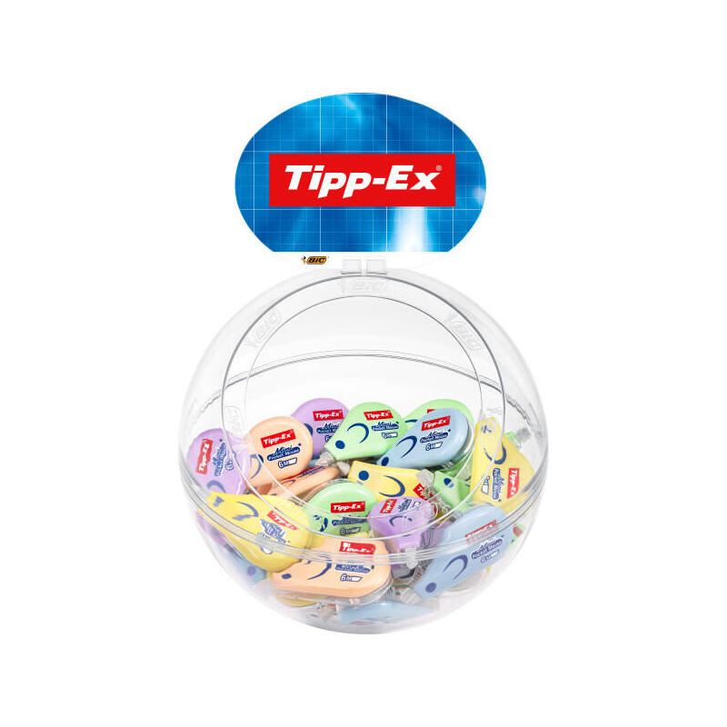Tipp-ex Mini Pocket Mouse Pastel Expositor With 40 Cintas Correctoras 5MM X 6M - Resistant - Escritura Instant