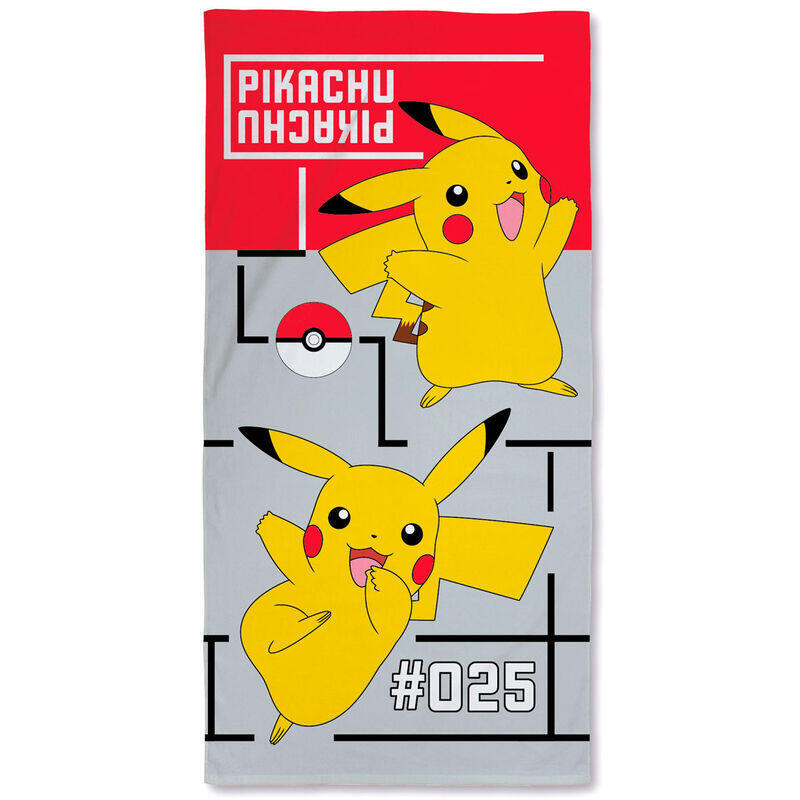 Towel Pikachu Pokemon Algodon