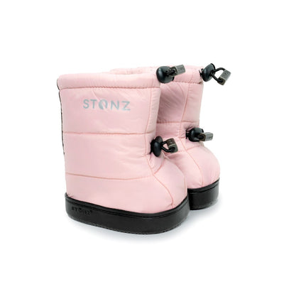 Toddler Puffer Booties - Haze Pink — image 1