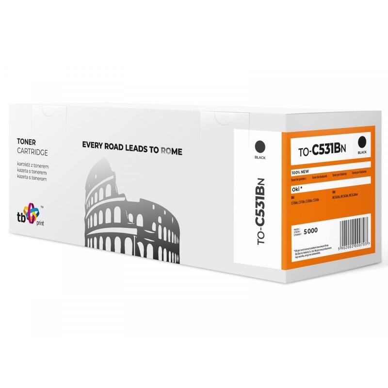 Toner Oki C531 TO-C531BN Bk 100% New