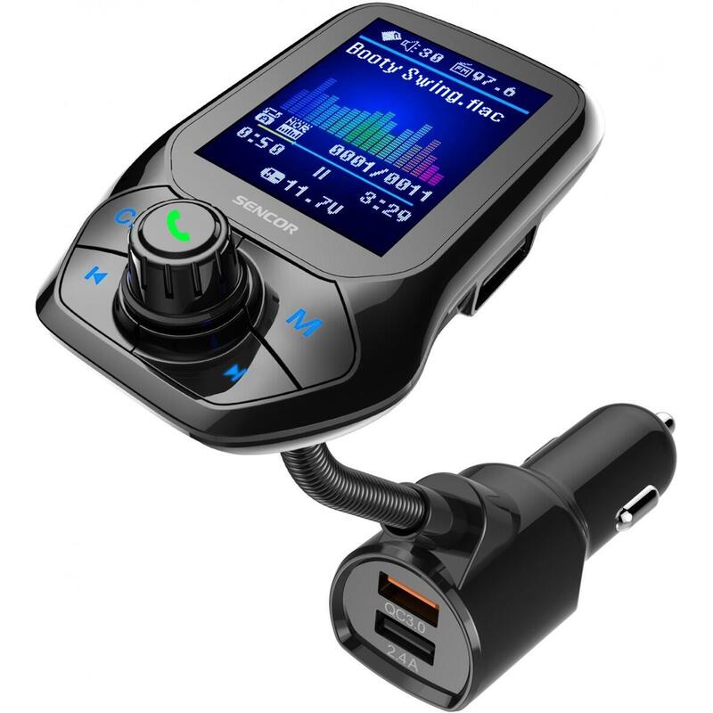 Transmiter Swm 5858 Bt Modulator Bt / MP3, 2 Usb, Micro TF/SD