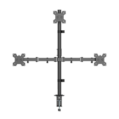 Uchwyt Na 3 Monitory, 17-27 Cale, Max. 10KG Na Ramie — image 1