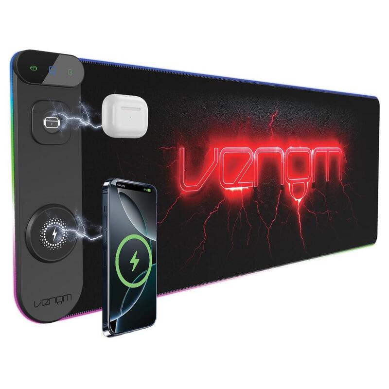 Venom Pro Charger LED Gaming Surface
