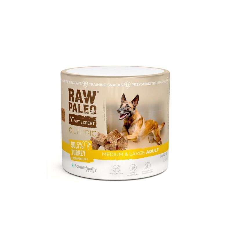 Vetexpert Raw Paleo Olympic Turkey Medium Large 90G