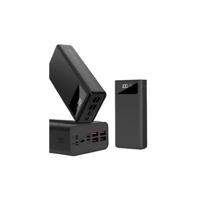 Xo PR123 Powerbank 30000MAH - 4 Salidas USB-A - Entradas Microusb, USB-C And Lightning - Screen LCD - Funcion  — image 1