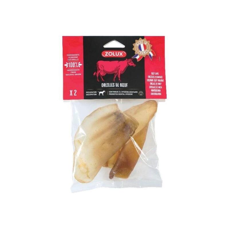Zolux Nat Tesoro Perros, Orejas Vaca Secas 40G